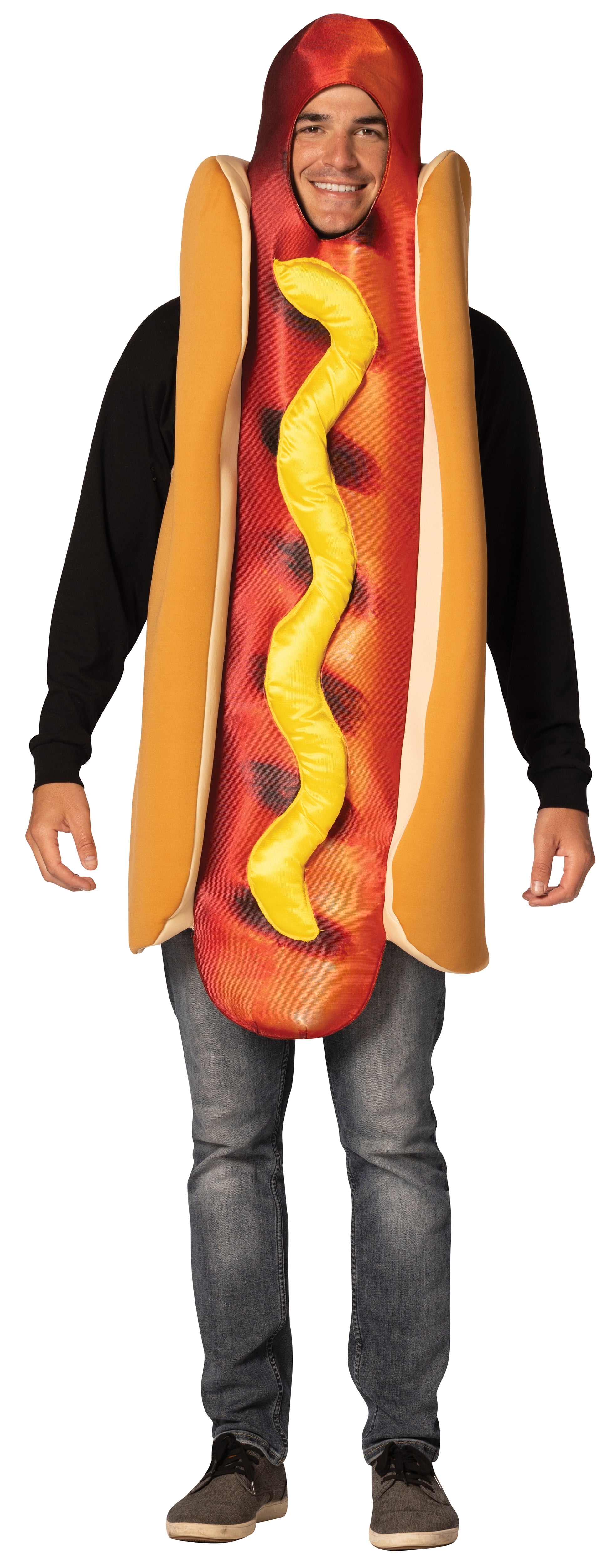 Rasta Imposta Ultimate Grilled Hot Dog Halloween Costume, Multicolor, Adult One Size, R1295-OS