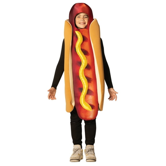 Rasta Imposta Ultimate Grilled Hot Dog Tweens Halloween Costume, Multicolor, Tween Size 12-14, R1295-1214