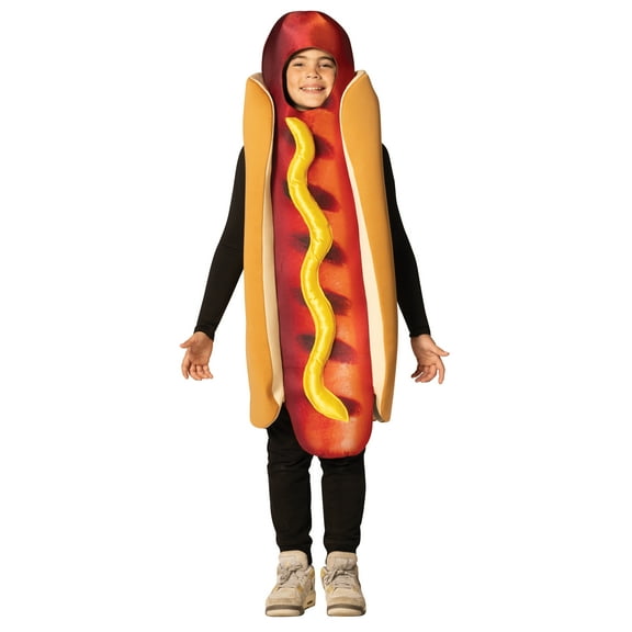 Rasta Imposta Ultimate Grilled Hot Dog Tweens Halloween Costume, Multicolor, Tween Size 12-14, R1295-1214