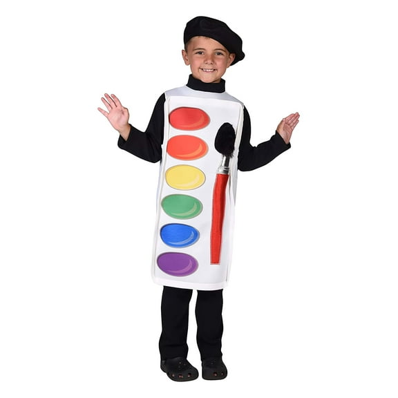 Rasta Imposta GC199236 Watercolor Paint Palette Child Costume - Size 3-6X