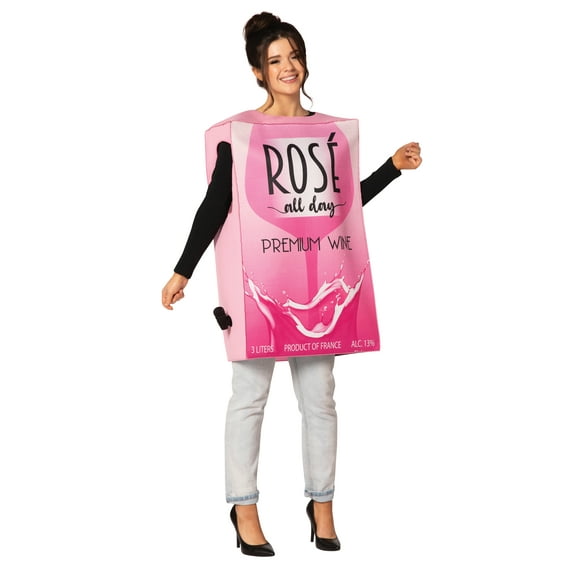 Rasta Imposta Wine Box Rose Adult Costume | One Size Fits Most Unisex