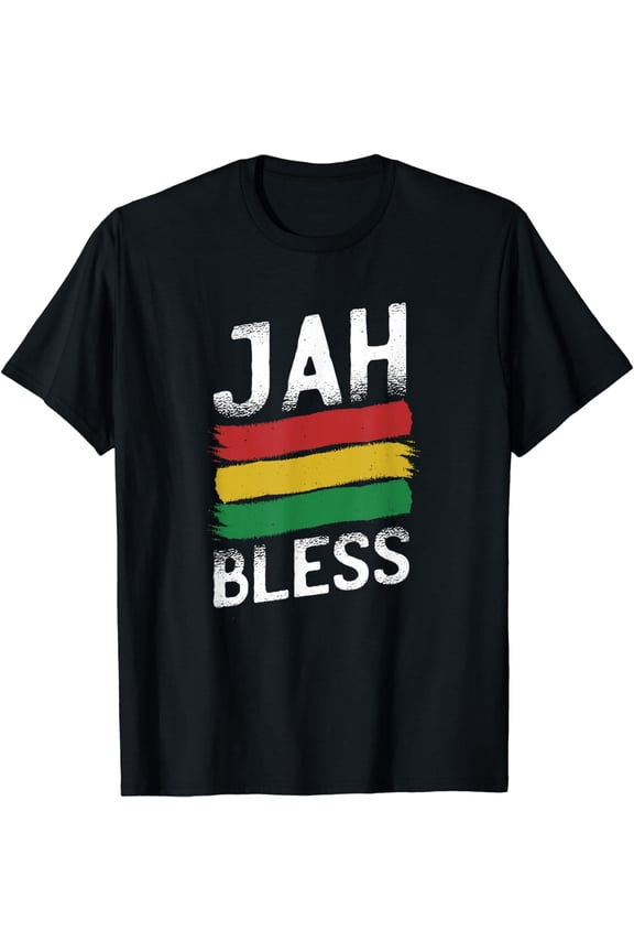 Rasta Jah Bless - Rastafarian Rasta Gift Rastafarianism T-Shirt