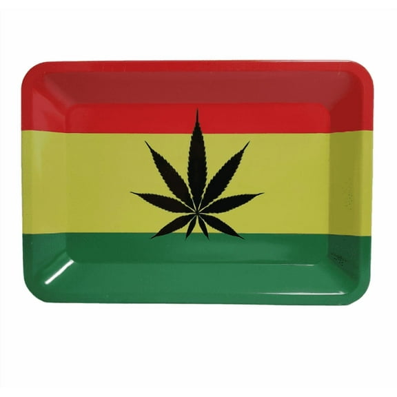 Rasta Leaf Mini 5x7 Tray