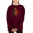 thumbnail image 1 of Rasta Lion - One Love - Girl's Word Art Crewneck Sweatshirt, 1 of 3