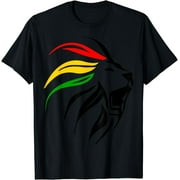 Rasta Lion & Rastafari Colours for Reggae & Jamaica Lover T-Shirt