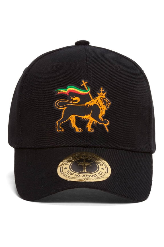 Rasta Lion of Judah Adjustable Baseball Hat