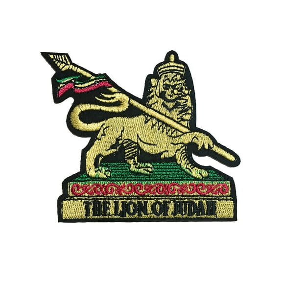 Rasta Lion of Judah Emblem Patch