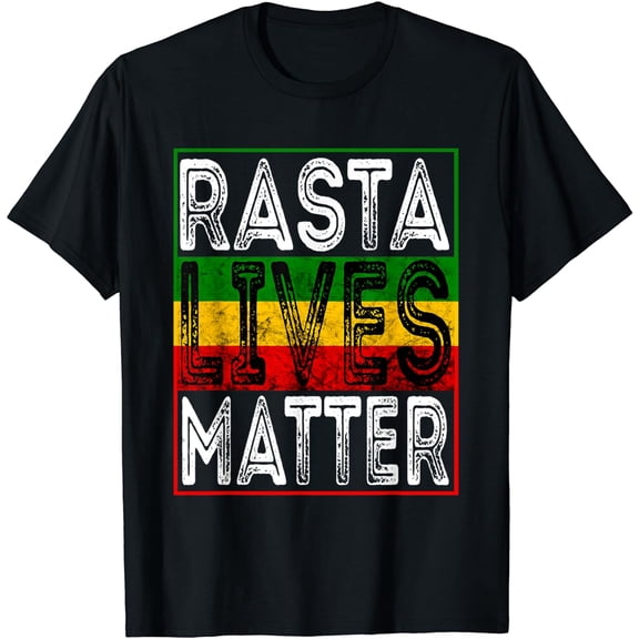 Rasta Lives Matter Reggae Music Rastafari Lover Dreadlock T-Shirt