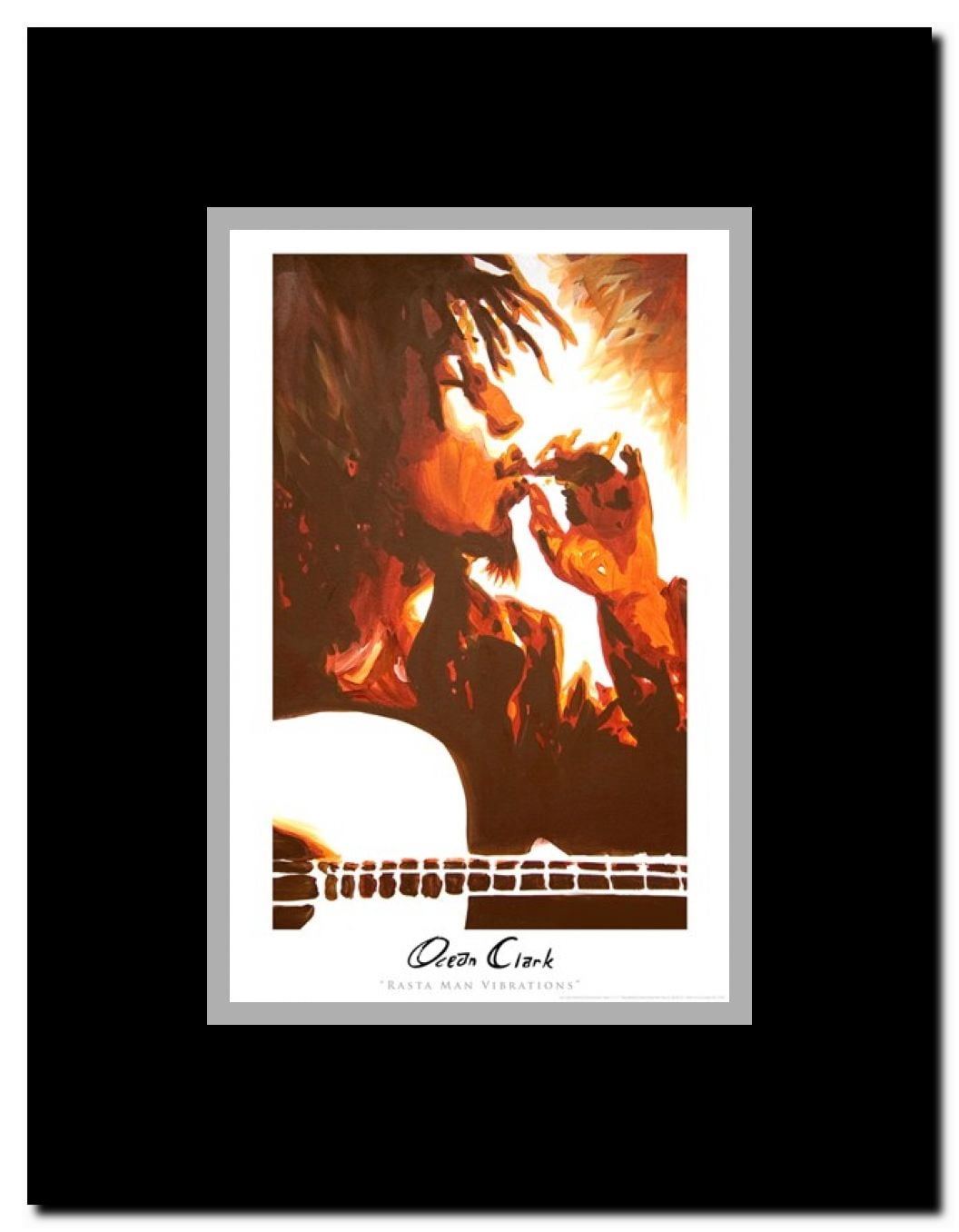 Rasta Man Vibrations Framed Movie Poster