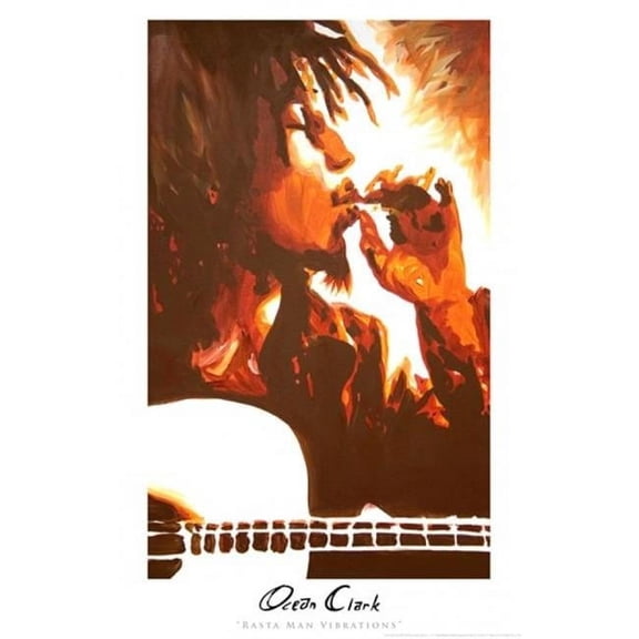 Rasta Man Vibrations Movie Poster - 11 x 17 in.