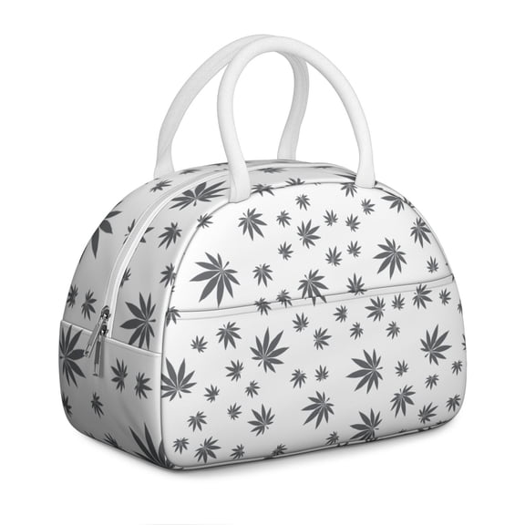 Rasta Marijuana Leaf Insulated Lunch Tote – Bold Weed Aesthetic, Large Capacity Reusable Bag for Work and Snacks