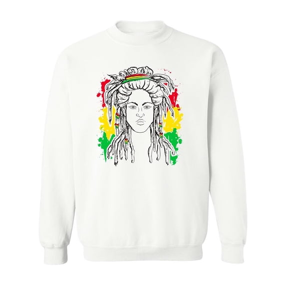 Rasta Portrait Sweatshirt Men -Image by Shutterstock, Male x-Large
