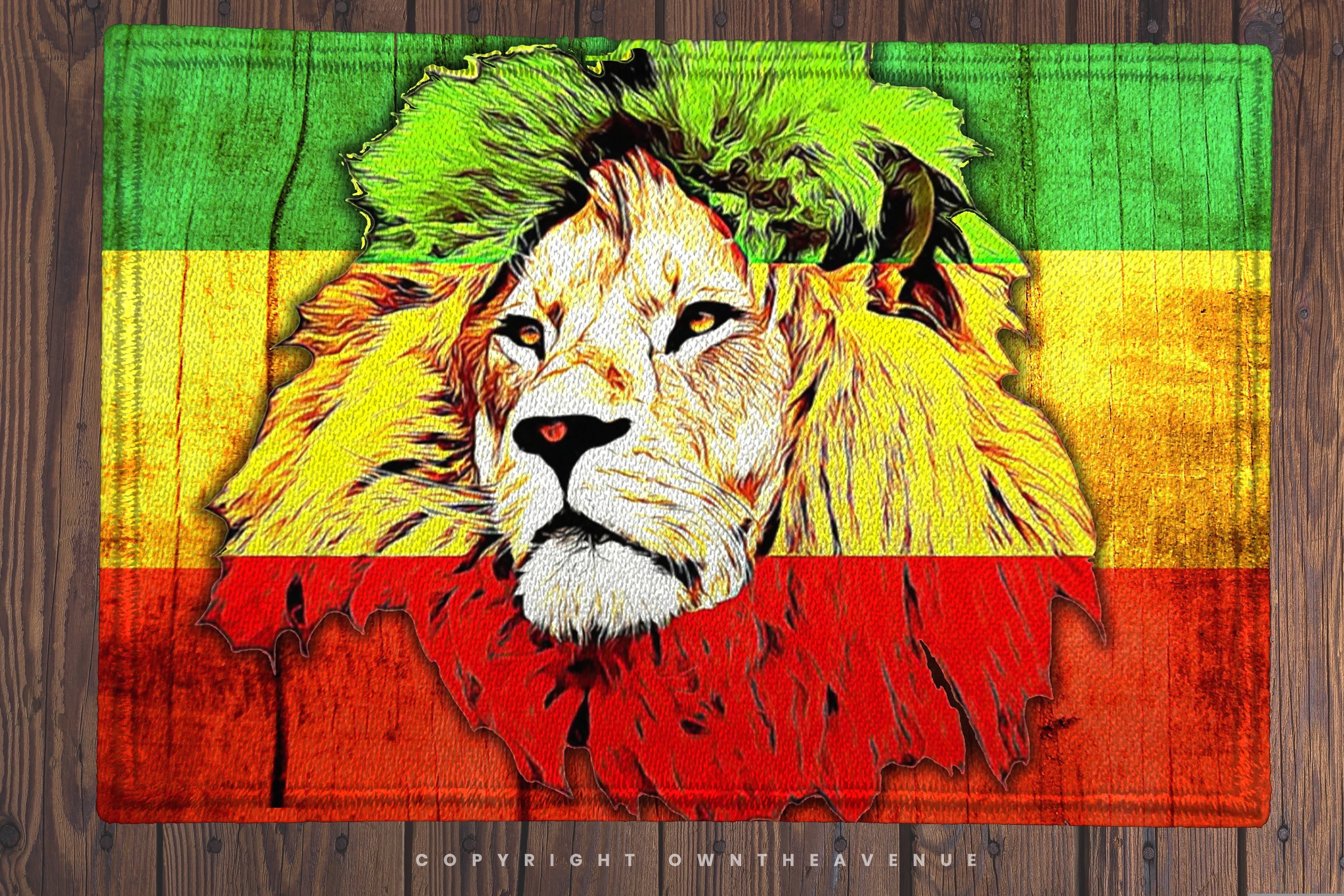 Rasta Rastafarian Jah Vintage Style Iron On Patch - Walmart.com