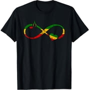 Rasta Reggae Music Infinity Jamaican Pride Hippie T-Shirt