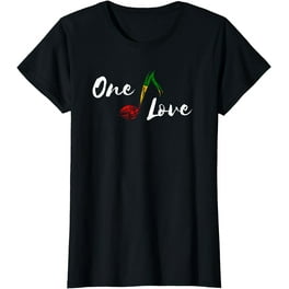 One Love Heart Rasta Reggae Roots Clothing T Shirt Peace Tee One Love Heart Rasta Reggae Roots Clothing T Shirt Peace Tee