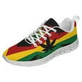 thumbnail image 1 of Rasta Shoes Men Women Reggae Sneakers Breathable Casual Sport Tennis Running Shoes White Size 10, 1 of 5