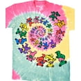 thumbnail image 1 of Grateful Dead Dancing Bears Tie Dye Mens T-shirt, 1 of 3