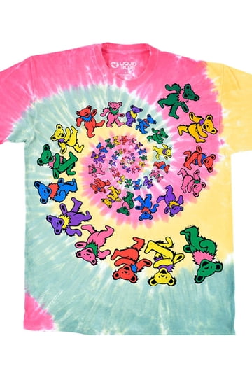 Liquid Blue Grateful Dead Big Bear - Camiseta Para Hombre