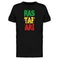 thumbnail image 1 of Rastafari Colored Slogan T-Shirt Men -Image by Shutterstock, Male 3X-Large, 1 of 2