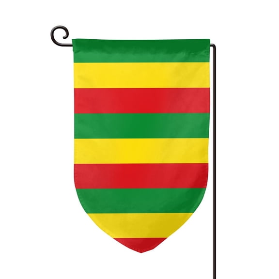 Rastafari Flag Garden Flag Vertical Double Sided Yard Outdoor Decoration 12.5 x 18 Inch Fillet