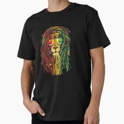 Rastafari Lion Reggae Lover T-Shirt S-5XL
