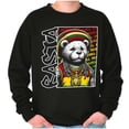 thumbnail image 1 of Rastafari Rebel Reggae Teddy Bear Sweatshirt for Men or Women Brisco Brands M, 1 of 6