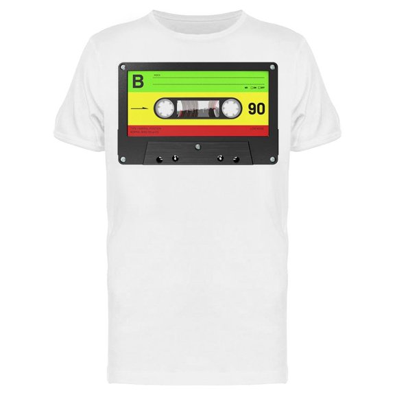 Rastafarian Audio Cassette T-Shirt Men -Image by Shutterstock, Male 3X-Large