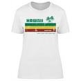 thumbnail image 1 of Rastafarian Color Hawaii Surfing T-Shirt Women -Image by Shutterstock, Female Large, 1 of 2