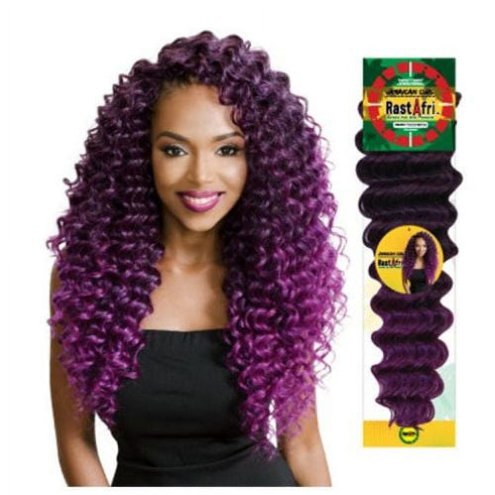 Rastafri Jamaican Curl Kanekalon and Toyokalon Crochet Braiding
