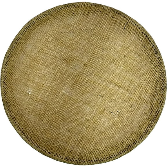 Rastogi Handicraft Handmade Jute Placemats Eco-Frindly Dining Table Wicker for Round Woven Placemats Size - 12" 1-Piece (LHD-1203)