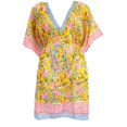 thumbnail image 1 of Rastogi Handicrafts 100% Cotton Hand Block Print Swimsuit Beach Caftan Women's Print Cover-up Kaftan-15, 1 of 2