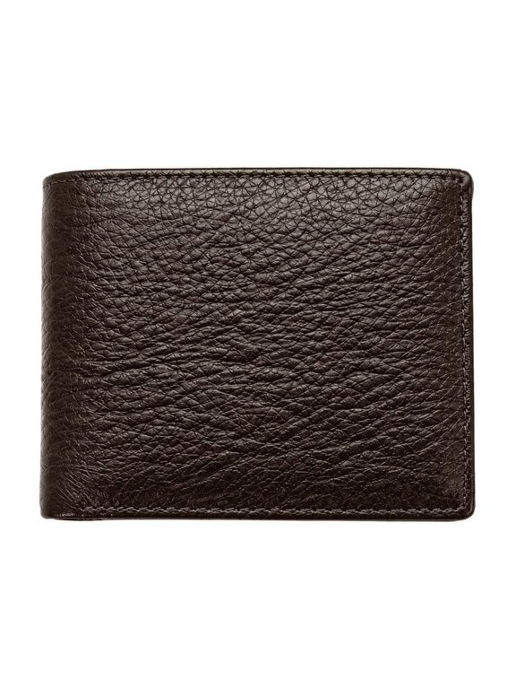 - Classic Textured Bi-Fold Wallet for Men with Multiple Card Slots and Cash Compartment
