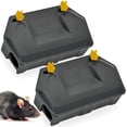 thumbnail image 1 of Rat Bait Station Outdoor Rodent Trap with Key Eliminates Rats Fast. Keeps Children and Pets Safe Indoor Outdoor 2 Pack (Bait not Included), 1 of 4