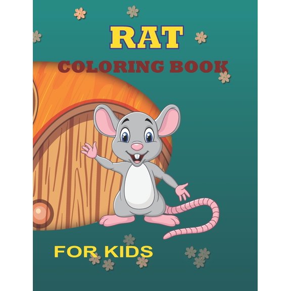 Rat Coloring Book for Kids: Rat Designs for Kids Relaxation, rat coloring book for kid, (Paperback)