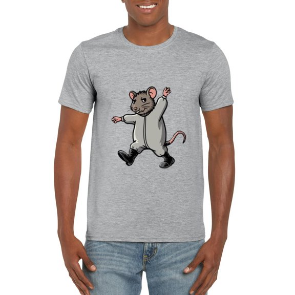 Rat Dance Meme Dancing Rat Meme Funny Internet Viral T-Shirt, for men & women, up to size 5XL