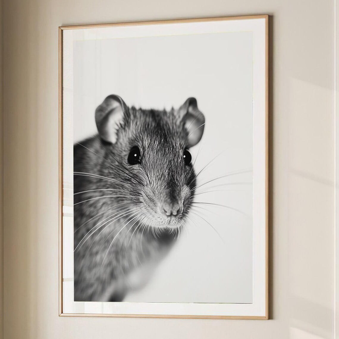 Rat Fashion Magazine Inspired Poster Animal Portrait Photography Print ...