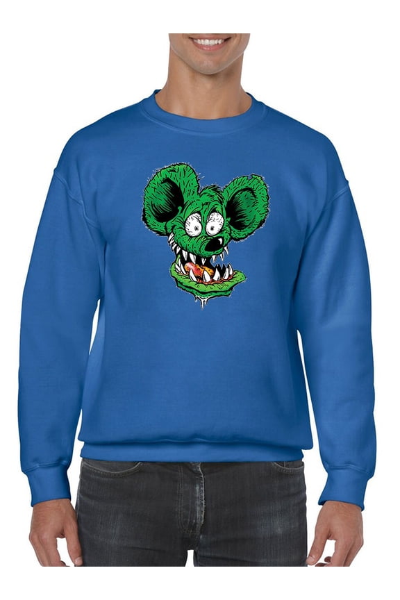 Creepy Face Sweatshirt Men -T-Line Designs, Male Small