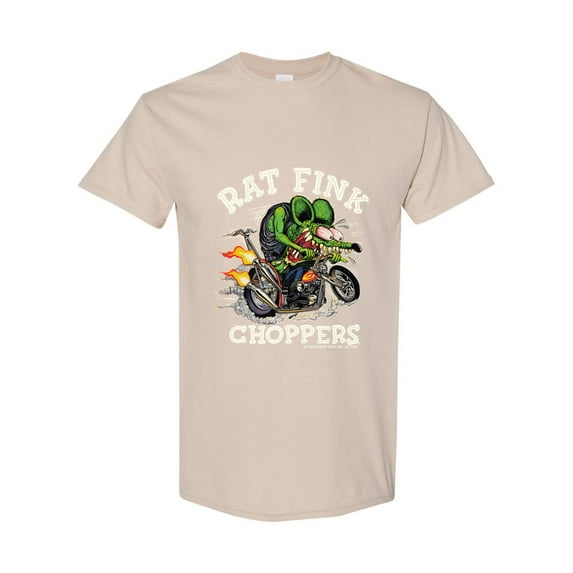 Rat Fink Ed Big Daddy Roth Choppers Hot Rod Kustom Kulture Monster Art Car T-Shirt V60649, for men & women, up to size 5XL