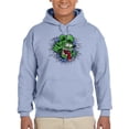 thumbnail image 1 of Rat Fink Face Through Hole Hoodie Men -T-Line Designs, Male x-Large, 1 of 4