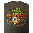 thumbnail image 1 of Rat Fink Flying Eyeball T-Shirt Grey RFG8 - Men's Large, 1 of 1