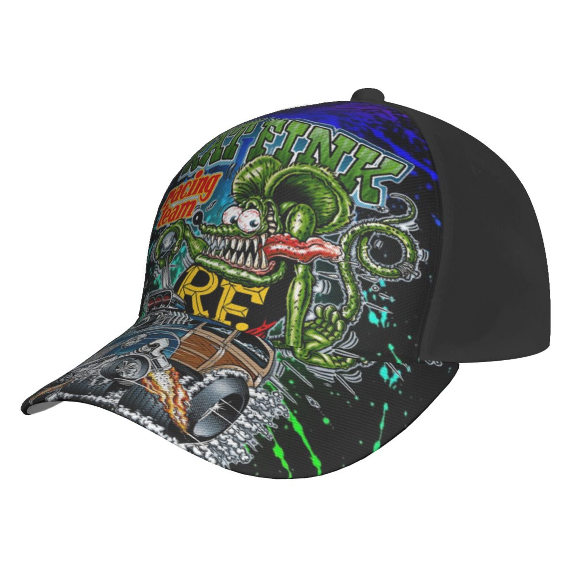 Rat Fink Racing Baseball Cap Adjustable Snapback Hats Summer