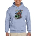 thumbnail image 1 of Rat Fink Rock N Roll Trucker Hoodie Men -T-Line Designs, Male Large, 1 of 4