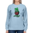 thumbnail image 1 of Rat Fink Sheepish Faded Art Sweatshirt Women -T-Line Designs, Female Large, 1 of 4