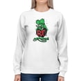 thumbnail image 1 of Rat Fink Sheepish Faded Art Sweatshirt Women -T-Line Designs, Female Small, 1 of 4
