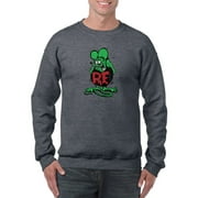 Rat Fink Sheepish Rat Sweatshirt Men -T-Line Designs, Male Large