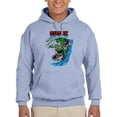 thumbnail image 1 of Rat Fink Surfink Blue Wave Hoodie Men -T-Line Designs, Male Small, 1 of 4