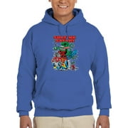 Rat Fink Surfink Safari Hoodie Men -T-Line Designs, Male Medium