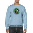 thumbnail image 1 of Rat Fink Through Hole Face Sweatshirt Men -T-Line Designs, Male Small, 1 of 4