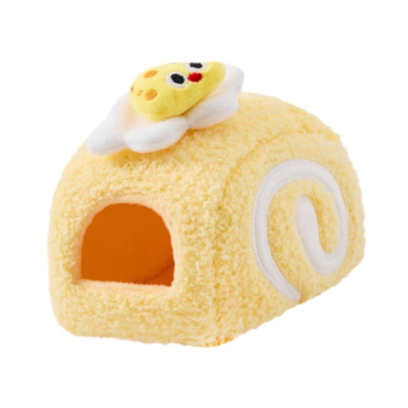 Rat Hamster House Guinea Pig Bed Small Animal Nest Enclosed Plush Fleece Warmth for Pet Lovers