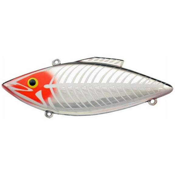 Rat-L-Trap Echo 1.75 3" Magnum force Saltwater Lure, Chrome Black Zombie, 1 oz., MF540S